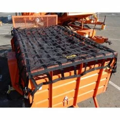 GLADIATOR Cargo Nets 7.3 ft. x 13.3 ft. Heavy-Duty Trailer Cargo Net, Integrated Mesh, Adjustable, Certified Attachment Straps, Bag Included -Laurey Sales blacks gladiator cargo nets cargo nets mut 100 c3 1000