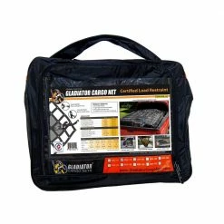 GLADIATOR Cargo Nets 4.75 ft. x 6 ft. Small Heavy-Duty Adjustable Cargo Net Hardware Included -Laurey Sales blacks gladiator cargo nets cargo nets sgn 100 44 1000
