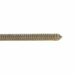 Fringe Screw #10 x 4 in. Satin Brass Phillips Flat-Head Long Hinge Screw with Oversize Threads to Secure Entry Doors (18-Pack) -Laurey Sales fringe screw wood screws fs10l18sb a0 1000