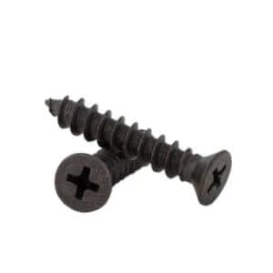 Fringe Screw #10 x 1-1/4 in. Oil-Rubbed Bronze Phillips Flat-Head Screw with Oversize Threads for Loose Entry Door Hinges (18-Pack) 1 Fringe Screw #10 x 1-1/4 in. Oil-Rubbed Bronze Phillips Flat-Head Screw with Oversize Threads for Loose Entry Door Hinges (18-Pack)