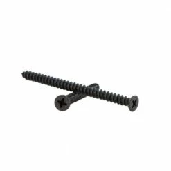 Fringe Screw #9 3 in. Oil-Rubbed Bronze Phillips Flat-Head Long Hinge Screw with Oversize Threads to Tighten Interior Doors (18-Pack)