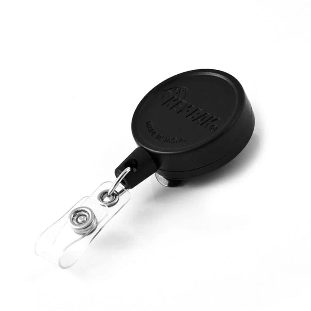KEY-BAK MID6 Retractable Belt I.D. Badge Holder with 36 in. Retractable Cord, 6 oz. Retraction, Steel Swivel Belt Clip 1 KEY-BAK MID6 Retractable Belt I.D. Badge Holder with 36 in. Retractable Cord, 6 oz. Retraction, Steel Swivel Belt Clip
