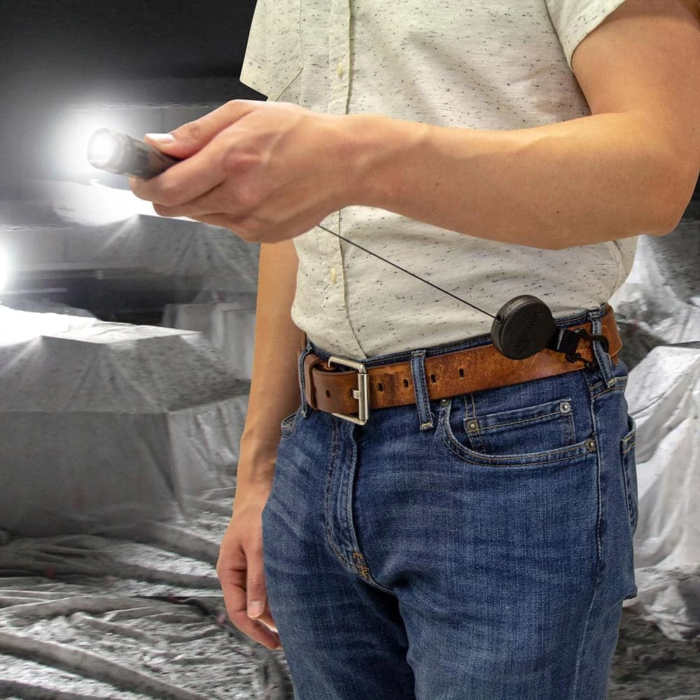 KEY-BAK SECURIT XD Retractable Keychain with 28 in. Retractable Cord, 20 oz. Retraction, Carabiner, Split Ring, Black 2 KEY-BAK SECURIT XD Retractable Keychain with 28 in. Retractable Cord, 20 oz. Retraction, Carabiner, Split Ring, Black - Image 2