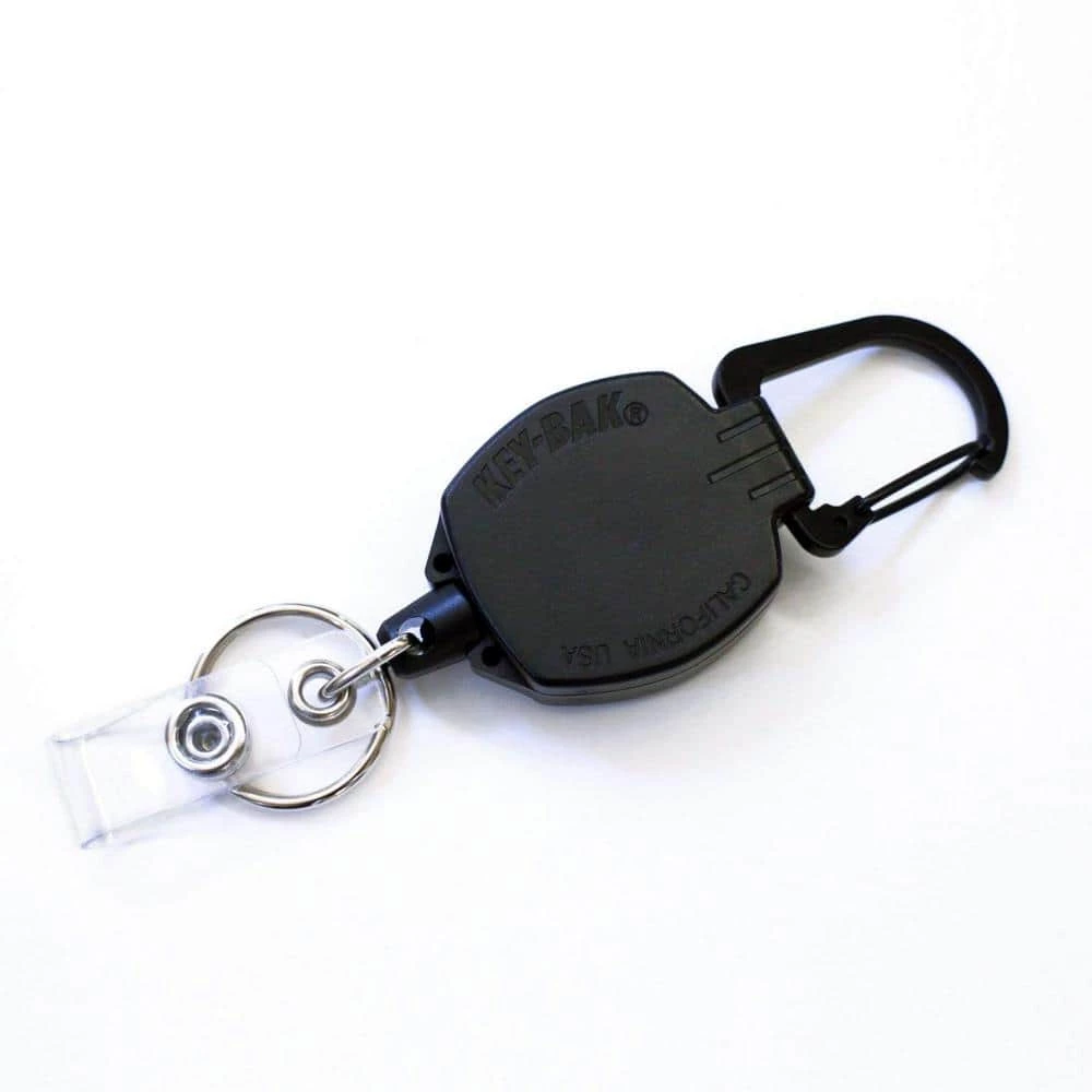 KEY-BAK Sidekick Retractable I.D. Badge and Keychain with 24 in. Retractable Cord, Zinc Alloy Metal Carabiner 2 KEY-BAK Sidekick Retractable I.D. Badge and Keychain with 24 in. Retractable Cord, Zinc Alloy Metal Carabiner - Image 2