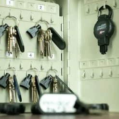 KEY-BAK Quik-Connect 10 Key Capacity Key Management Removable and Retractable Keychain with Belt Clip -Laurey Sales key bak key accessories 0km2 32a14 76 1000