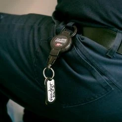 KEY-BAK Quik-Connect 15 Key Capacity Key Management Removable and Retractable Keychain with Carabiner Clip -Laurey Sales key bak key accessories 0km2 43a24 1f 1000