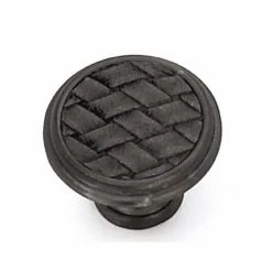 Laurey 1-1/8 in. Oil Rubbed Bronze/Black Round Cabinet Knob