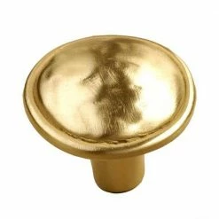 Laurey Merlot 1-3/8 in. Satin Brass Cabinet Knob