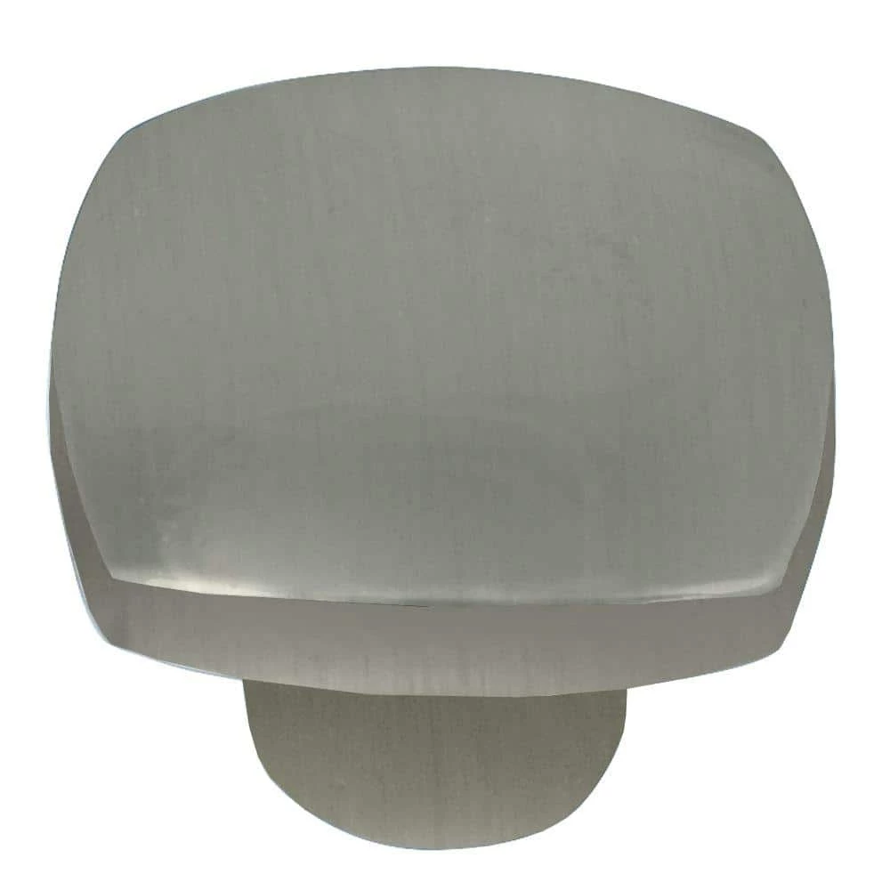 Laurey Aventura 1-1/4 in. Satin Nickel Square Knob 1 Laurey Aventura 1-1/4 in. Satin Nickel Square Knob