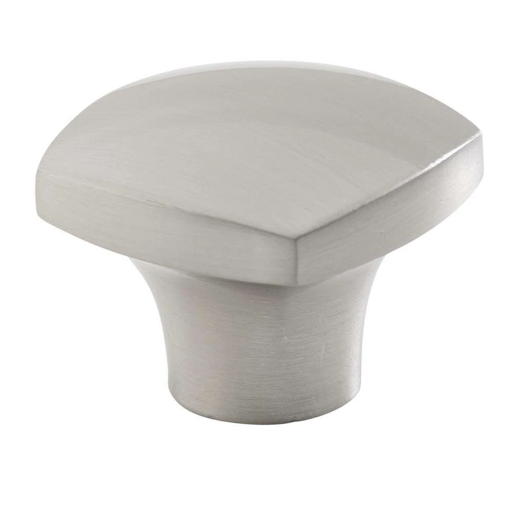 Laurey Aventura 1-1/4 in. Satin Nickel Square Knob 3 Laurey Aventura 1-1/4 in. Satin Nickel Square Knob - Image 3