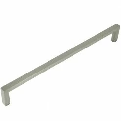 Laurey Cosmo 7.56 in. (192 mm) Satin Nickel Zinc Center-to-Center Classic Dual Mount Drawer Pull