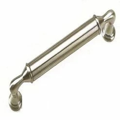 Laurey Kensington 5.04 in. (128 mm) Brushed Satin Nickel Center-to-Center Drawer Pull