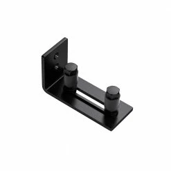 Movisa Matte Black Adjustable Barn Door Guide