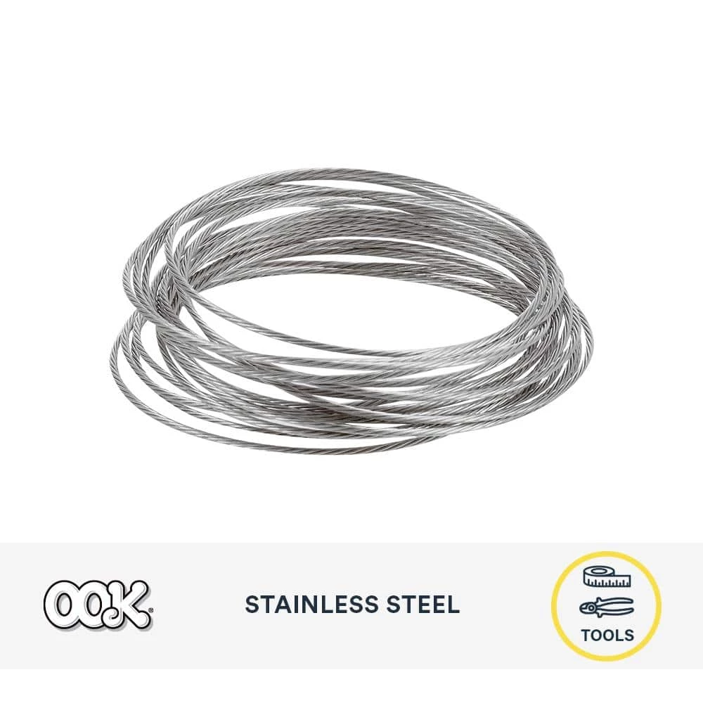 OOK 50 lbs. 9 ft. Durasteel Stainless Steel Hanging Wire 5 OOK 50 lbs. 9 ft. Durasteel Stainless Steel Hanging Wire - Image 5