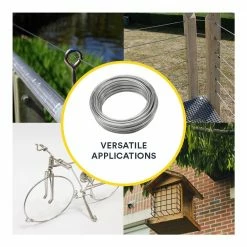 OOK 25 ft. 55 lb. 16-Gauge Galvanized Steel Wire 9 OOK 25 ft. 55 lb. 16-Gauge Galvanized Steel Wire -Laurey Sales metallics ook wire rope 50130 31 1000