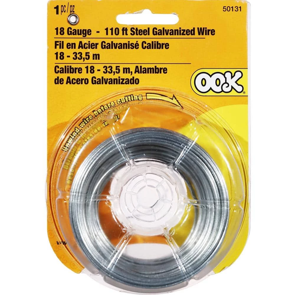 OOK 110 ft. 25 lb. Galvanized Steel Wire 4 OOK 110 ft. 25 lb. Galvanized Steel Wire - Image 4