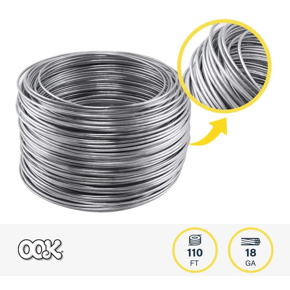 OOK 110 ft. 25 lb. Galvanized Steel Wire 2 OOK 110 ft. 25 lb. Galvanized Steel Wire - Image 2