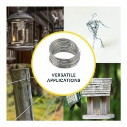 OOK 100 ft. 10 lb. 24-Gauge Galvanized Steel Wire 13 OOK 100 ft. 10 lb. 24-Gauge Galvanized Steel Wire -Laurey Sales metallics ook wire rope 50136 31 1000