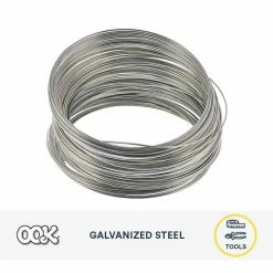 OOK 100 ft. 10 lb. 24-Gauge Galvanized Steel Wire 12 OOK 100 ft. 10 lb. 24-Gauge Galvanized Steel Wire -Laurey Sales metallics ook wire rope 50136 4f 1000