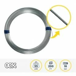 OOK 200 ft. 55 lbs. 16-Gauge Galvanized Steel Wire