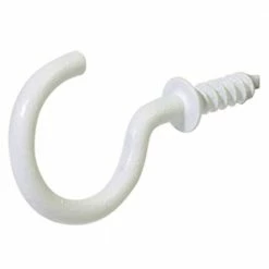 7/8 in. White Cup Hook (40-Pack)