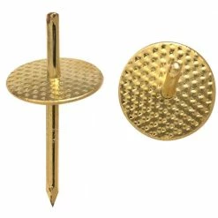 OOK 60 lb. Brass-Plated Steel 1-Step Hangers (3-Pack)