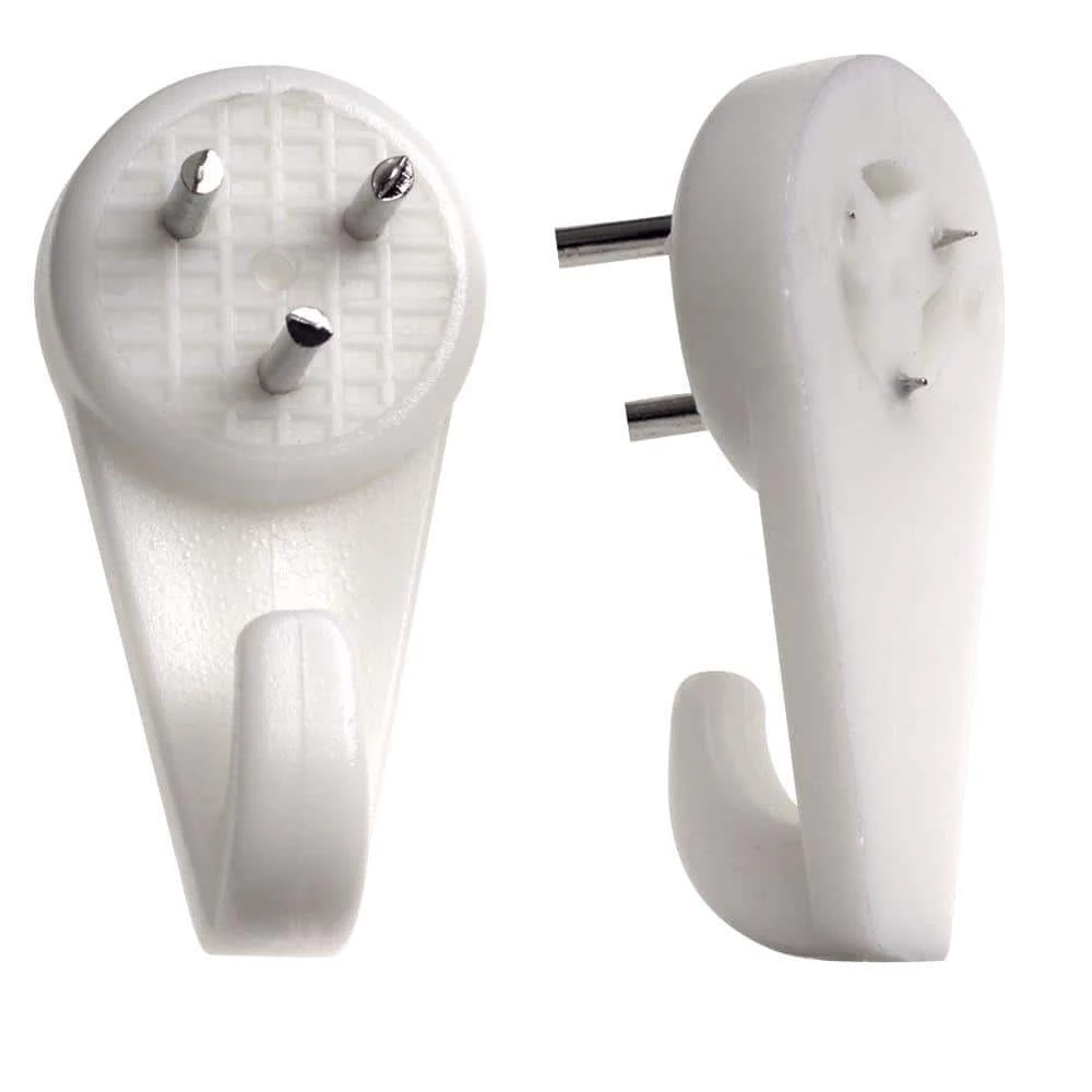 OOK 1-1/2 in. 25 lb. Plastic Hard Wall Hangers (3-Pack) 1 OOK 1-1/2 in. 25 lb. Plastic Hard Wall Hangers (3-Pack)