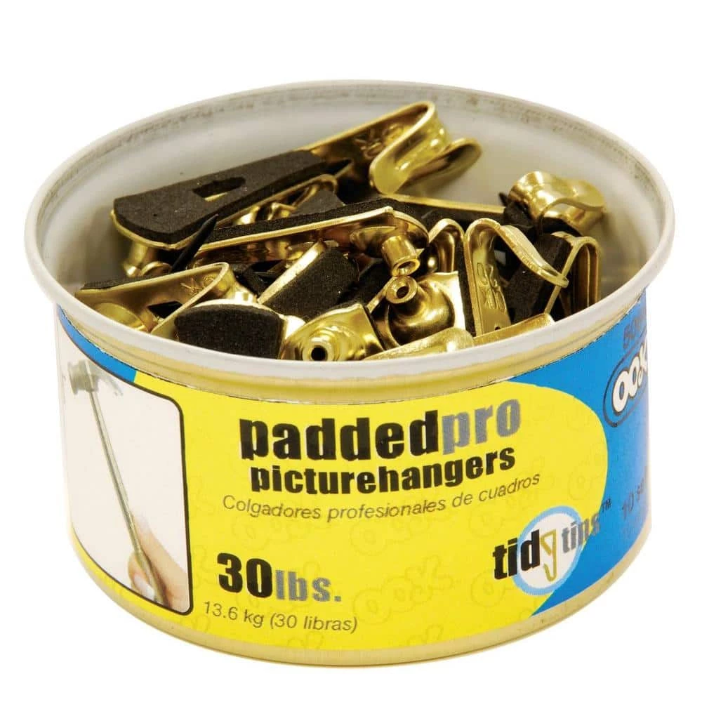 OOK 30 lbs. Padded Professional Picture Hangers Tidy Tins 2 OOK 30 lbs. Padded Professional Picture Hangers Tidy Tins - Image 2