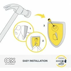 OOK 50 lb. Shield Picture Hangers (2-Pack) -Laurey Sales ook picture mirror hanging 55005 a0 1000