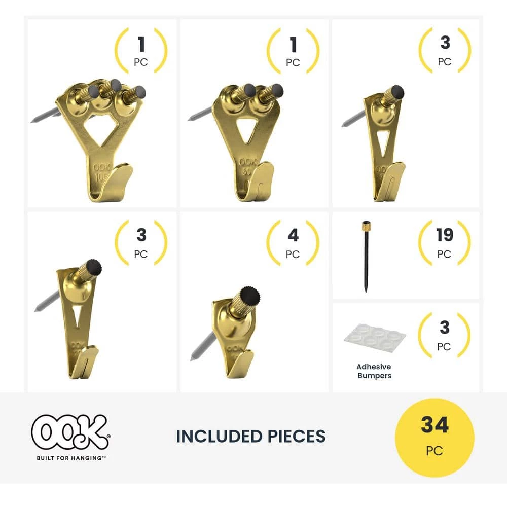 OOK Padded Professional 34-Piece Picture Hanging Value Pack 4 OOK Padded Professional 34-Piece Picture Hanging Value Pack - Image 4