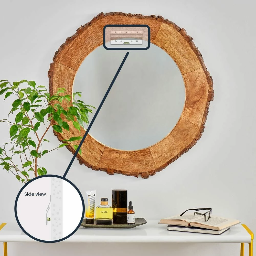 OOK 60 lb. French Cleat Picture Hanger with Wall Dog Mounting Screws Kit (7-Piece) 12 OOK 60 lb. French Cleat Picture Hanger with Wall Dog Mounting Screws Kit (7-Piece) - Image 12