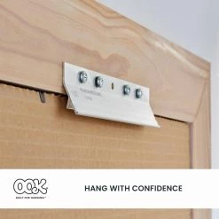 OOK 60 lb. French Cleat Picture Hanger with Wall Dog Mounting Screws Kit (7-Piece) 19 OOK 60 lb. French Cleat Picture Hanger with Wall Dog Mounting Screws Kit (7-Piece) -Laurey Sales ook picture mirror hanging 55310 c3 1000