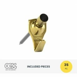 OOK 10 lb. Steel Pro Picture Hangers (35-Pack) -Laurey Sales ook picture mirror hanging 55502 1d 1000
