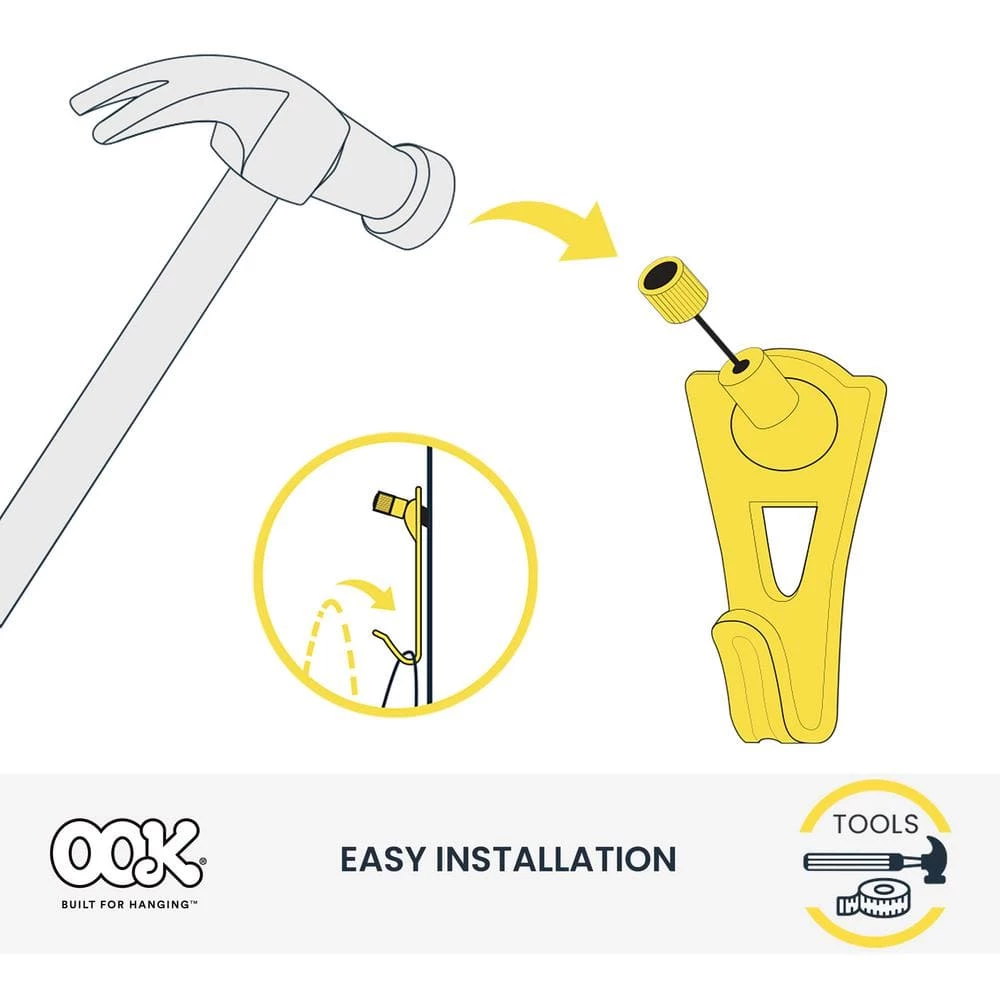 OOK 30 lb. Steel Professional Picture Hangers (25-Pack) 5 OOK 30 lb. Steel Professional Picture Hangers (25-Pack) - Image 5