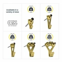 OOK 30 lb. Steel Professional Picture Hangers (25-Pack) 16 OOK 30 lb. Steel Professional Picture Hangers (25-Pack) -Laurey Sales ook picture mirror hanging 55504 c3 1000