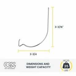 0.1 in. Monkey Hook Value Pack -Laurey Sales ook picture mirror hanging 591821 c3 1000