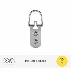 OOK 2-Hole D-Rings Value Box (10-Pack) -Laurey Sales ook picture mirror hanging 59980 a0 1000