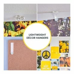 OOK Adhesive Picture Hangers, Tool-Free Picture Hanger Kit, .5 lb, (72 Pieces)