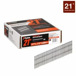 Paslode 2-3/8 in. x 0.113-Gauge 21-Degree Brite Smooth Shank Plastic Collated Framing Nails (2000 per Box)