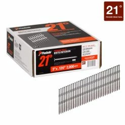 Paslode 3 in. x 0.120-Gauge 21-Degree Brite Smooth Shank Plastic Collated Framing Nails (2000 per Box)