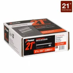 Paslode 3 in. x 0.131-Gauge 21-Degree Brite Smooth Shank Plastic Collated Framing Nails (2000 per Box) 7 Paslode 3 in. x 0.131-Gauge 21-Degree Brite Smooth Shank Plastic Collated Framing Nails (2000 per Box) -Laurey Sales paslode collated framing nails 213162 4f 1000