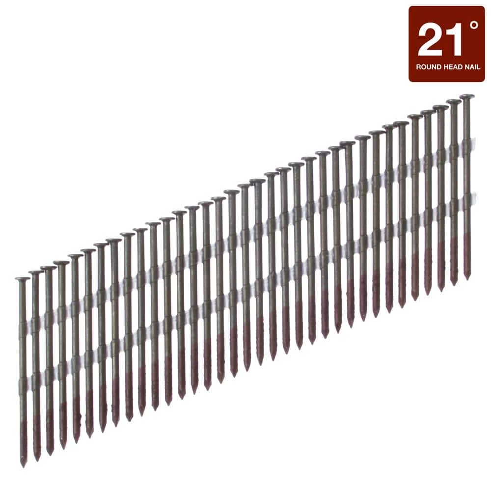 Paslode 3 in. x 0.131-Gauge 21-Degree Brite Smooth Shank Plastic Collated Framing Nails (2000 per Box) 2 Paslode 3 in. x 0.131-Gauge 21-Degree Brite Smooth Shank Plastic Collated Framing Nails (2000 per Box) - Image 2