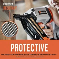 Paslode 2 in. x 0.113-Gauge 30-Degree Galvanized Ring Shank Paper Tape Framing Nails (2,000 per Box) 16 Paslode 2 in. x 0.113-Gauge 30-Degree Galvanized Ring Shank Paper Tape Framing Nails (2,000 per Box) -Laurey Sales paslode collated framing nails 650381 44 1000