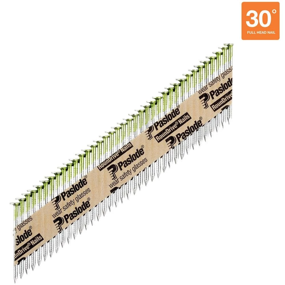 Paslode 2 in. x 0.113-Gauge 30-Degree Galvanized Ring Shank Paper Tape Framing Nails (2,000 per Box) 4 Paslode 2 in. x 0.113-Gauge 30-Degree Galvanized Ring Shank Paper Tape Framing Nails (2,000 per Box) - Image 4