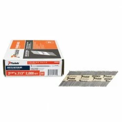 Paslode 2-3/8 in. x 0.113-Gauge 30-Degree Steel Brite Ring Shank Paper Tape Framing Nails ( 2000 per Box )
