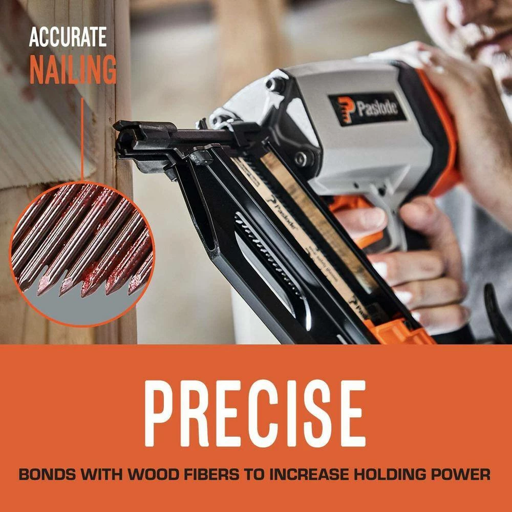 Paslode 3 in. x 0.131-Gauge 30-Degree Brite Smooth Shank Paper Tape Framing Nails (2500 per Box) 9 Paslode 3 in. x 0.131-Gauge 30-Degree Brite Smooth Shank Paper Tape Framing Nails (2500 per Box) - Image 9