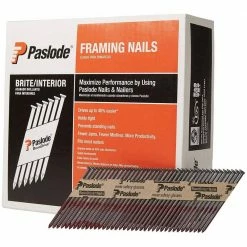 Paslode 3 in. x 0.131-Gauge 30-Degree Brite Smooth Shank Paper Tape Framing Nails (2500 per Box) 16 Paslode 3 in. x 0.131-Gauge 30-Degree Brite Smooth Shank Paper Tape Framing Nails (2500 per Box) -Laurey Sales paslode collated framing nails 650830 77 1000