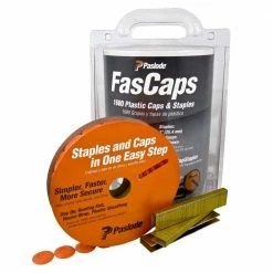Paslode 3/8 in. Crown 1 in. Leg 18-Gauge Galvanized Steel Staples (1680-Pack) Per Box