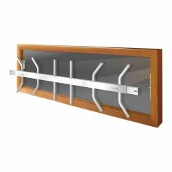 Mr. Goodbar Removable 42 in. to 54 in. Adjustable Width 1-Bar Window Guard - White
