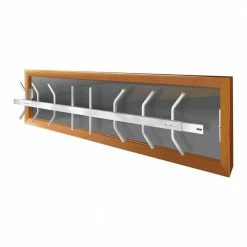 Mr. Goodbar Removable 52 in. to 64 in. Adjustable Width 1-Bar Window Guard, White